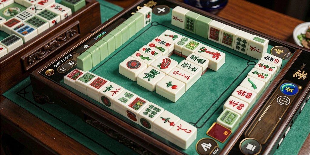 Tampilan utama dari gameplay Mahjong yang seru di 666FF.