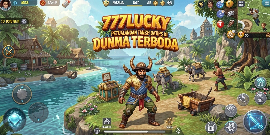Tangkapan layar gameplay <strong>777LUCKY</strong> di dunia terbuka yang memukau.