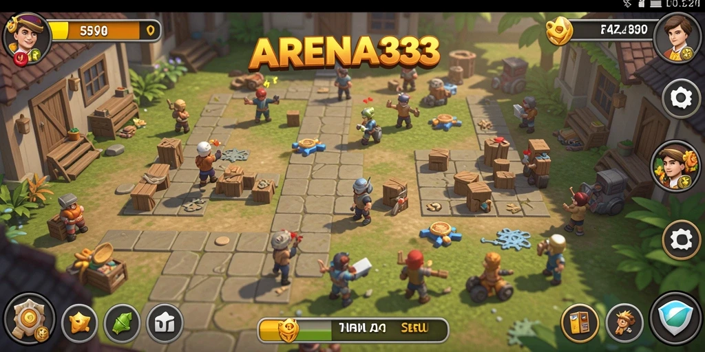 Gameplay seru ARENA333 dengan berbagai tantangan puzzle.