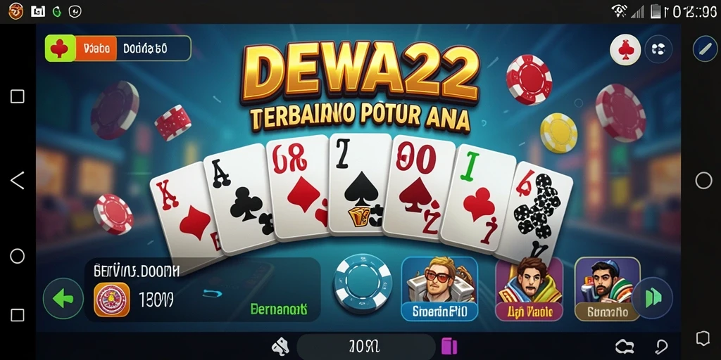 Tampilan gameplay seru di DEWA22, permainan Domino yang mengasyikkan.