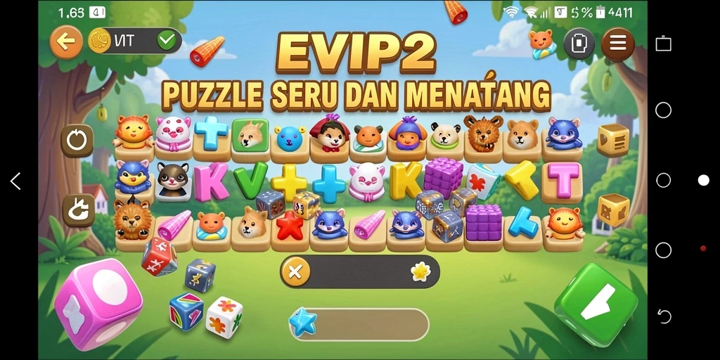 Tampilan gameplay EVIP2 yang menantang dan seru.