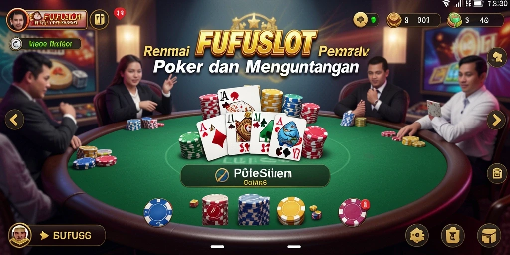 Tampilan gameplay seru FUFUSLOT dengan pemain yang berkompetisi.