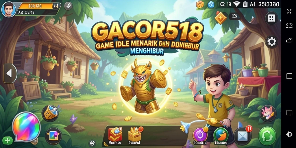 Screenshot gameplay GACOR518 menampilkan karakter dan tampilan antarmuka yang menarik.