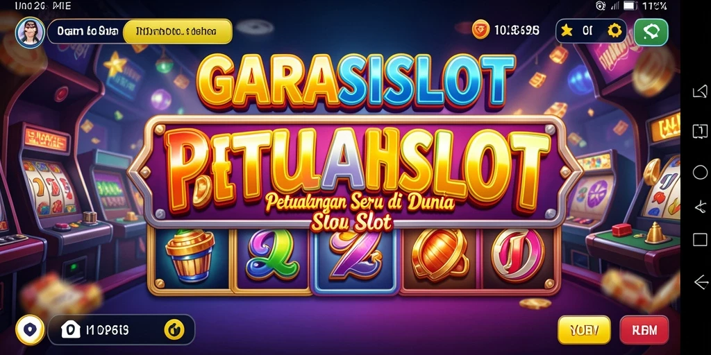 Tampilan gameplay seru dari GARASISLOT dengan karakter unik.