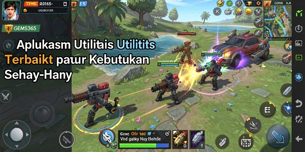 Screenshot GEMS365 menampilkan antarmuka aplikasi yang intuitif dan fitur pengingat yang canggih.