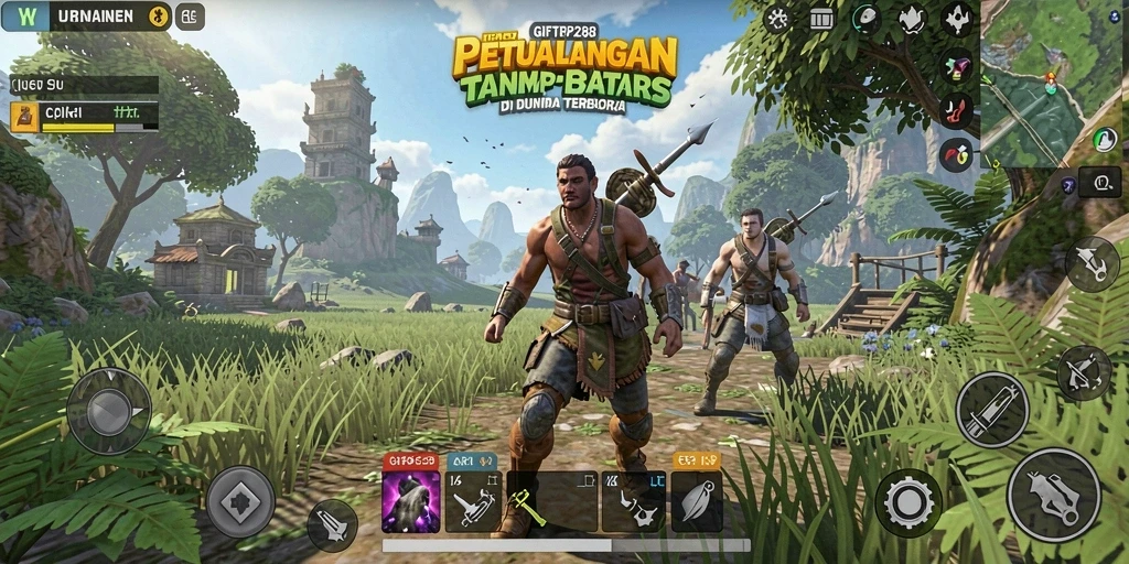 Tampilan gameplay seru GIFTRP288 di dunia Open World yang luas.