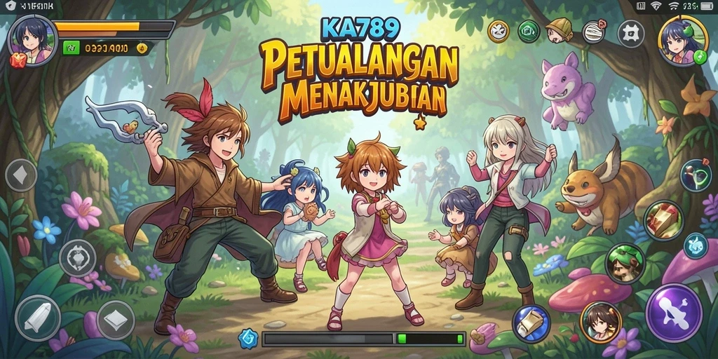 Tampilan menarik dari gameplay KA789 yang menangkap dunia anime.