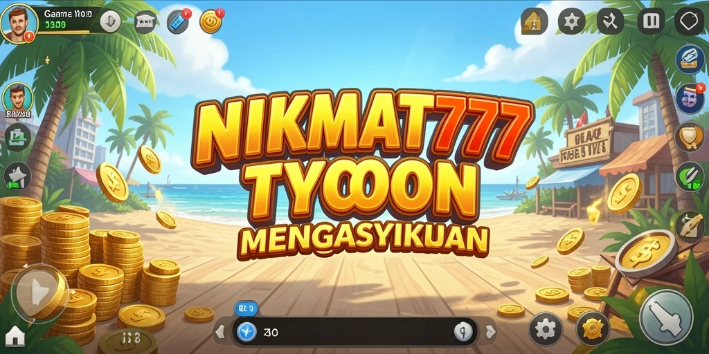 Screenshot dari gameplay Tycoon yang menarik di NIKMAT777.