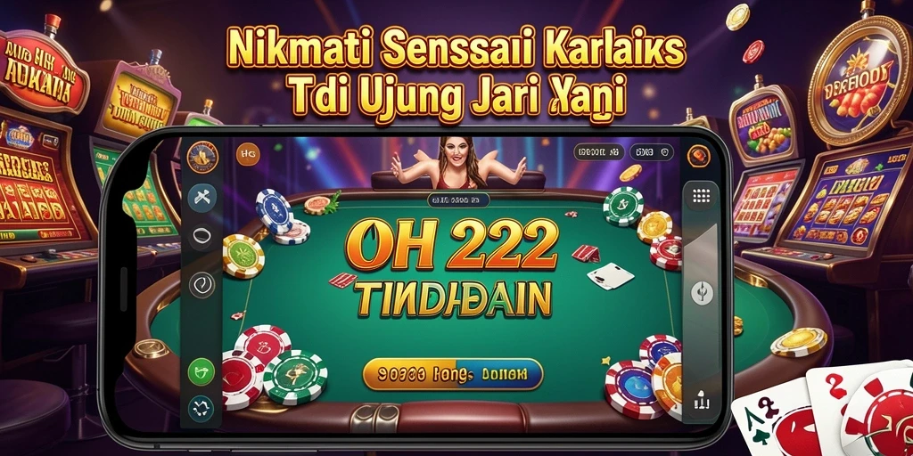 Screenshot menampilkan aksi mendebarkan permainan Kasino di OH222.