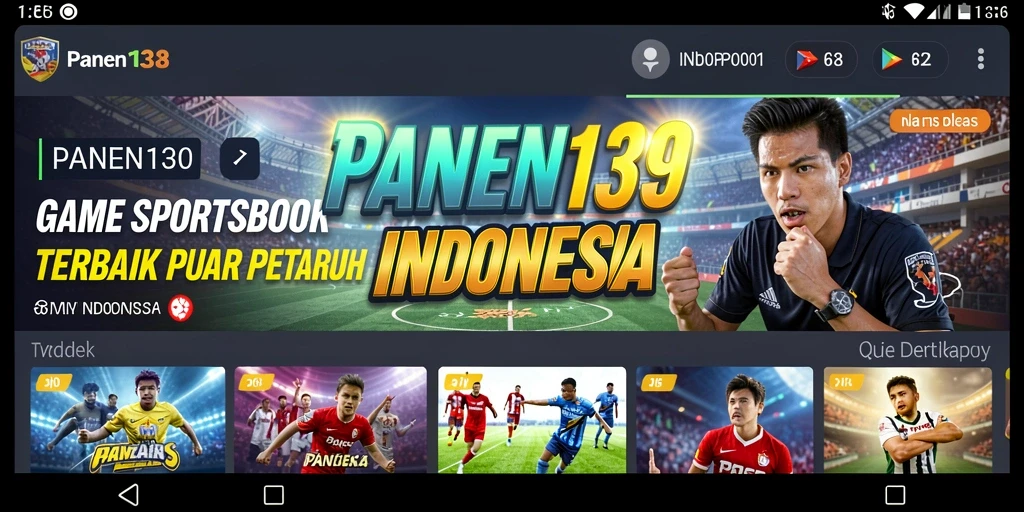 Tampilan gameplay Sportsbook yang menarik dan interaktif.