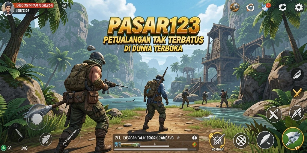 Gameplay PASAR123 yang menegangkan dan penuh aksi di dunia terbuka.