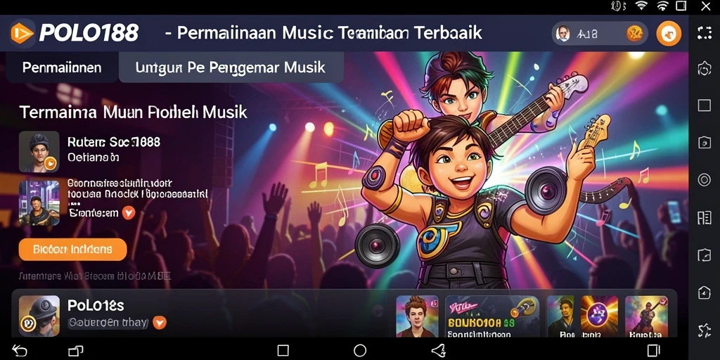 Tampilan permainan Musik yang seru di POLO188.