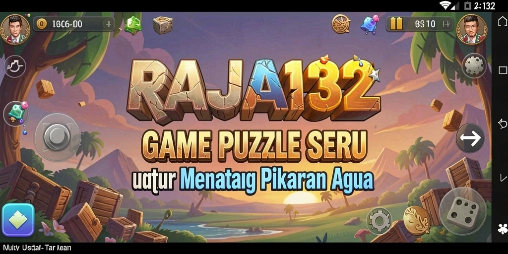 Tampilan gameplay RAJA132 yang menantang dan penuh warna.