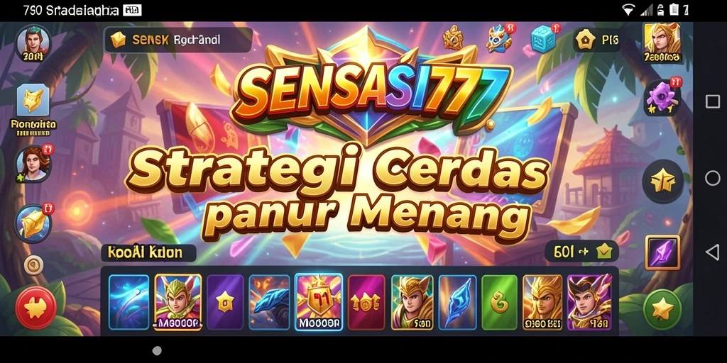 Tampilan gameplay SENSASI777 yang penuh strategi dan tantangan.