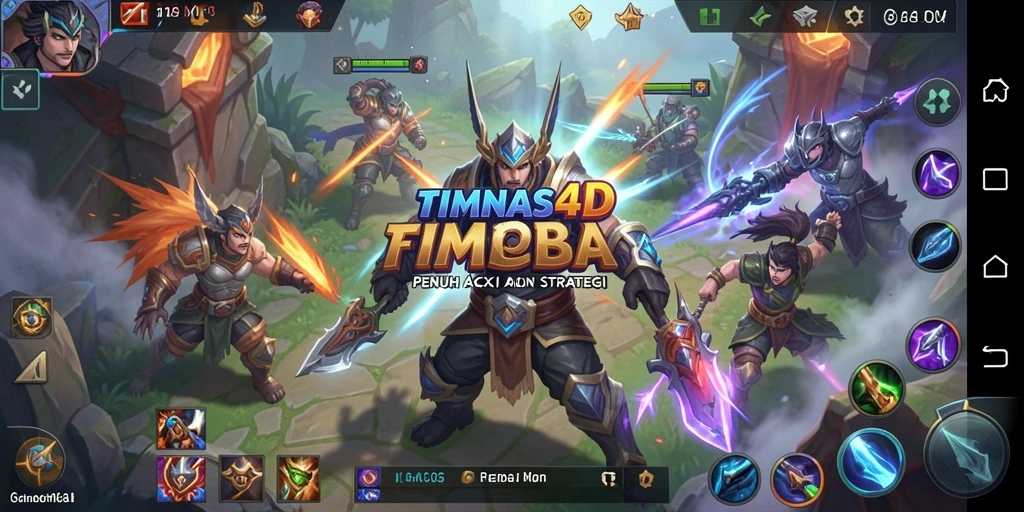 Gameplay seru dan aksi cepat di TIMNAS4D.