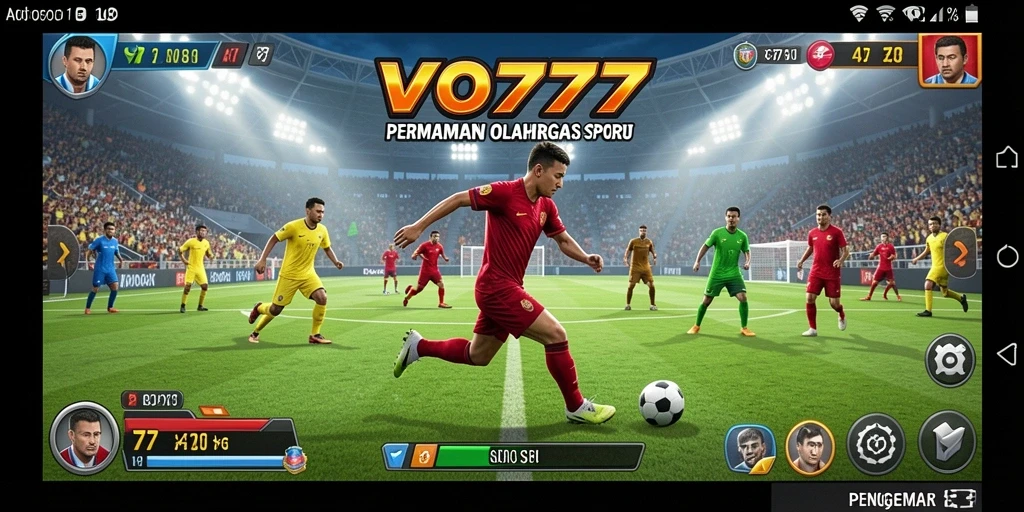 Tampilan gameplay VO777 yang menampilkan aksi seru dalam olahraga.