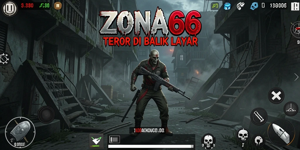 Tangkapan layar menampilkan momen mencekam dari gameplay ZONA66.
